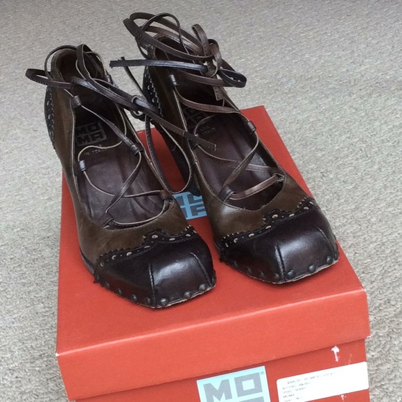 Moma Ankle Wrap Shoes - Picture 1 of 8
